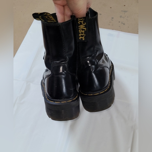 Dr. Martens Black Jadon platform Combat Boots Women 9 or Men 8 unisex - Picture 4 of 7